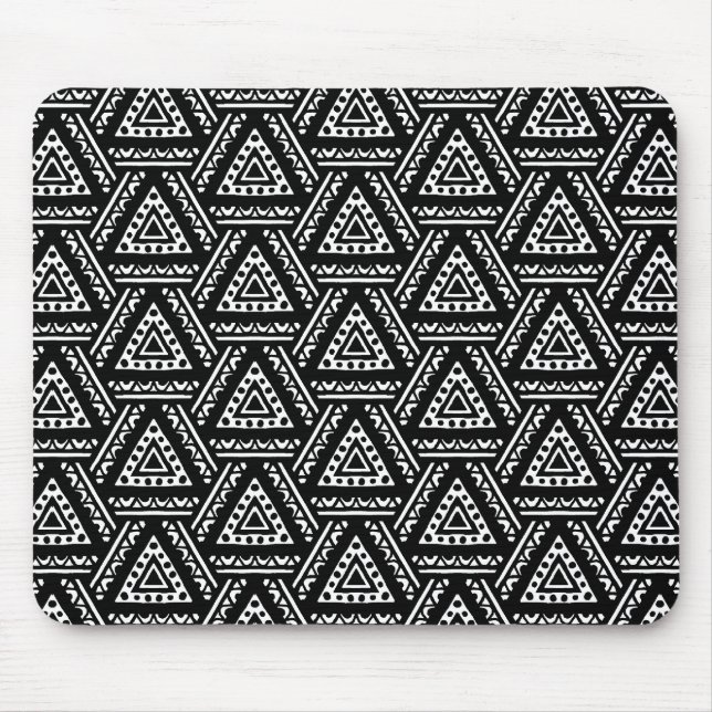 Interwoven Triangles v1 Mouse Pad (Front)