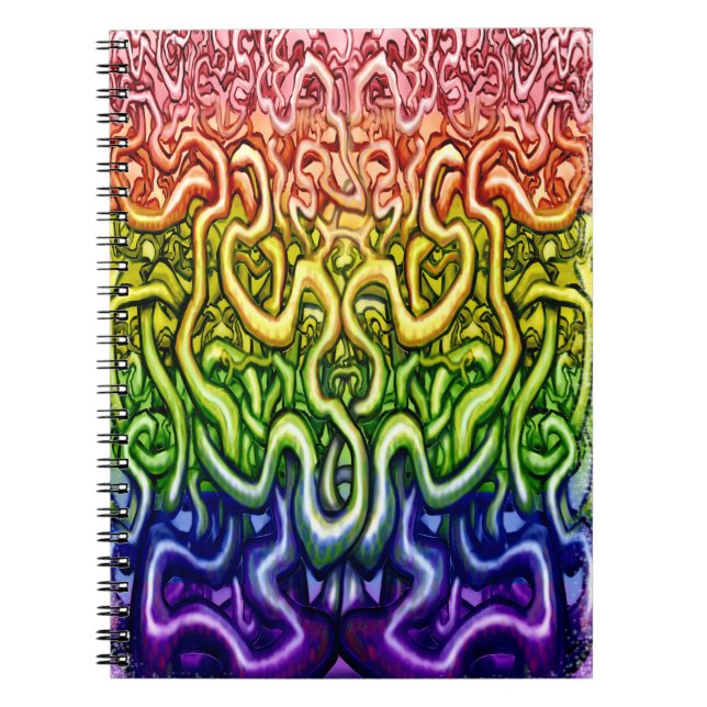 Interwoven Twisted Vines of Life Notebook (Front)