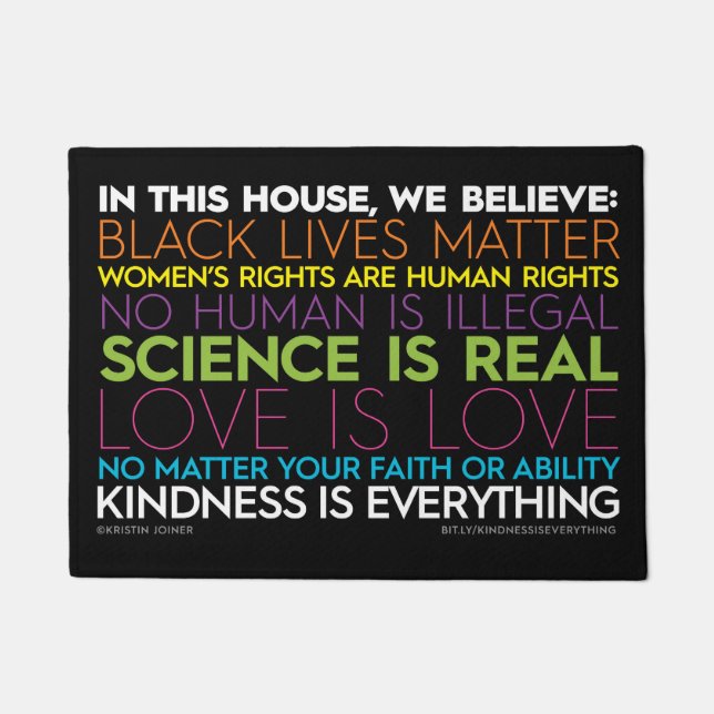 #InThisHouse Doormat (Front)