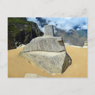 Inti Watana Stone Calendar at Machu Picchu, Peru Postcard