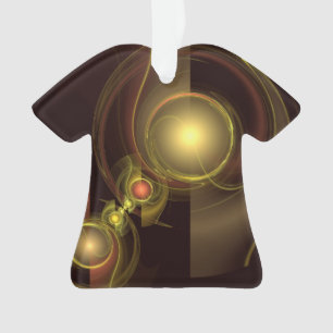 Intimate Connection Abstract Art Acrylic Shirt Ornament