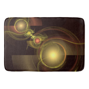 Intimate Connection Abstract Art Bath Mat