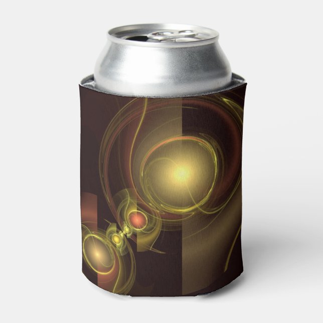 Intimate Connection Abstract Art Can Cooler (Can Front)