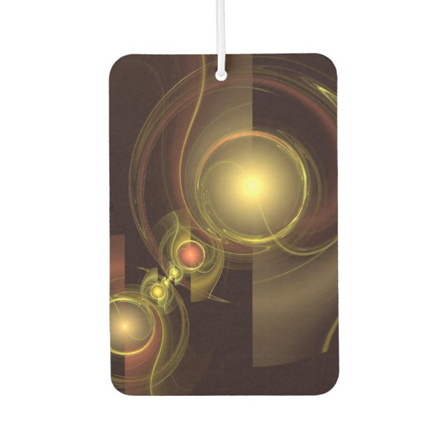 Intimate Connection Abstract Art Car Air Freshener (Front)