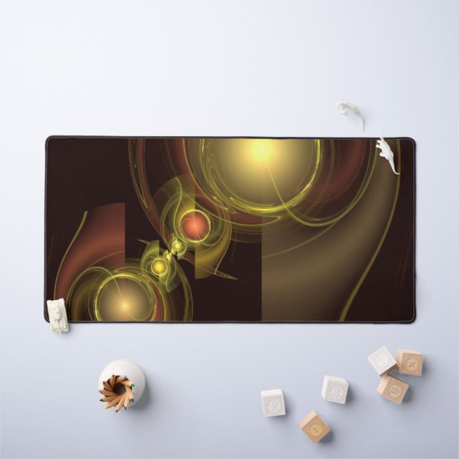 Intimate Connection Abstract Art Desk Mat (Kids Table)