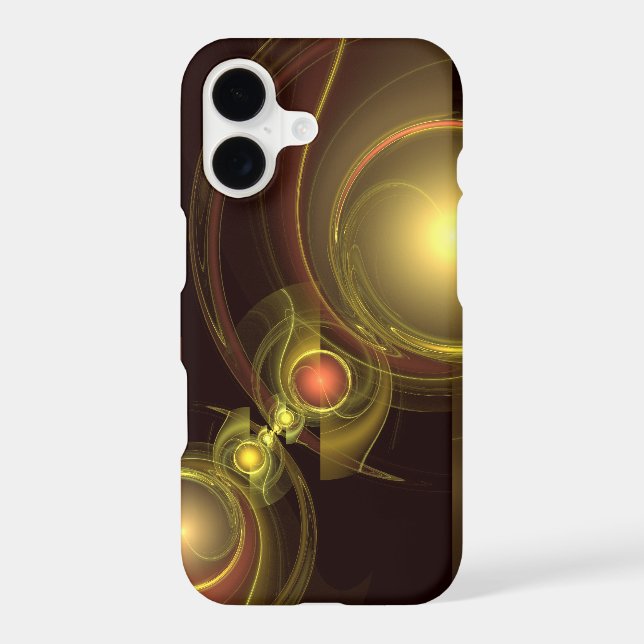 Intimate Connection Abstract Art Glossy iPhone Case (Back)