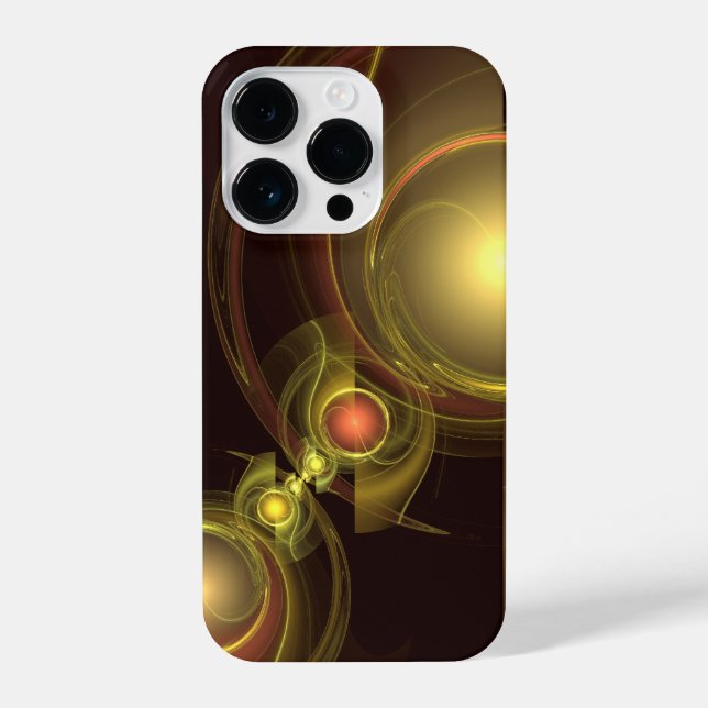 Intimate Connection Abstract Art iPhone Case (Back)