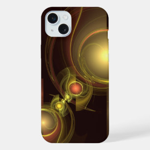 Intimate Connection Abstract Art iPhone 15 Plus Case