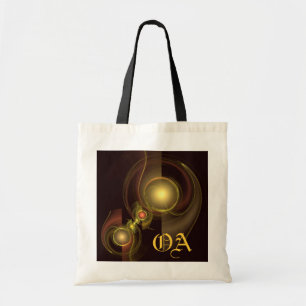 Intimate Connection Abstract Art Monogram Bag
