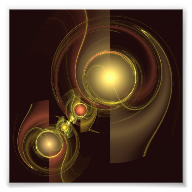 Intimate Connection Abstract Art Photo Print (Front)