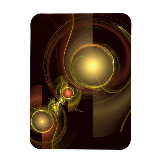 Intimate Connection Abstract Art Premium Magnet (Vertical)