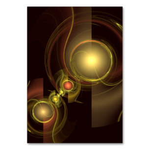 Intimate Connection Abstract Art Table Card