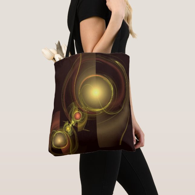Intimate Connection Abstract Art Tote Bag (Close Up)