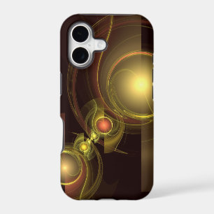 Intimate Connection Golden Energy Abstract Art