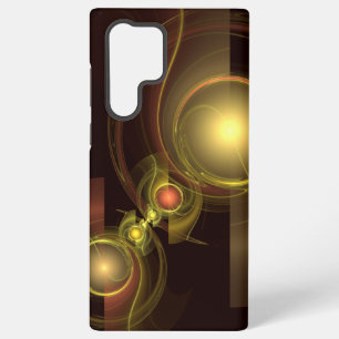 Intimate Connection Golden Energy Abstract Art Samsung Galaxy Case