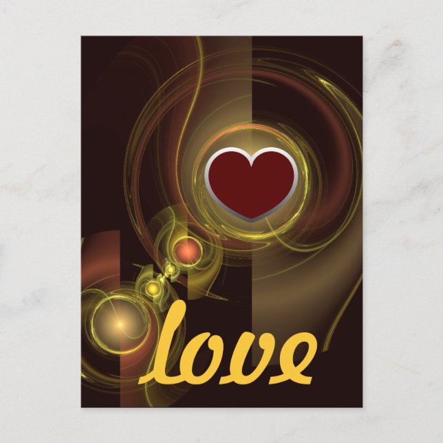 Intimate Connection Love Postcard (Front)