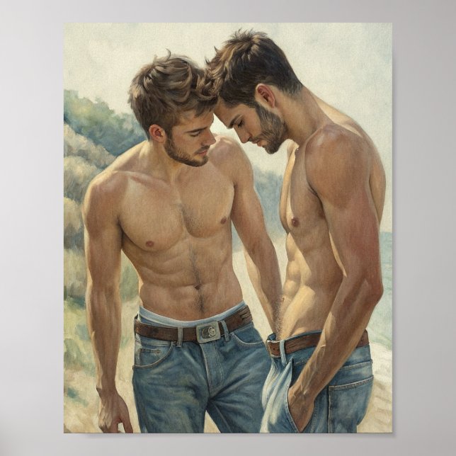 Intimate Stud Connection on the Coast Poster (Front)