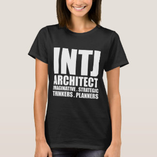 INTJ Architect Introvert T Shirt Black