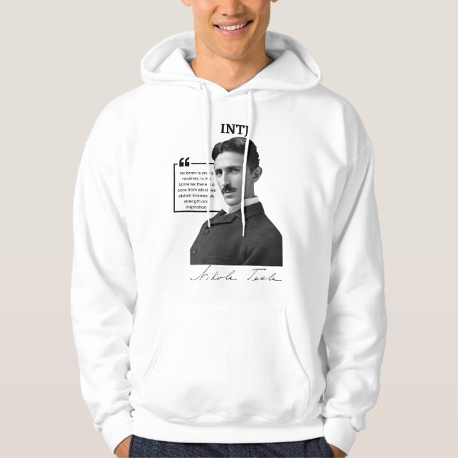 INTJ Hoodie Nikola Tesla (Front)