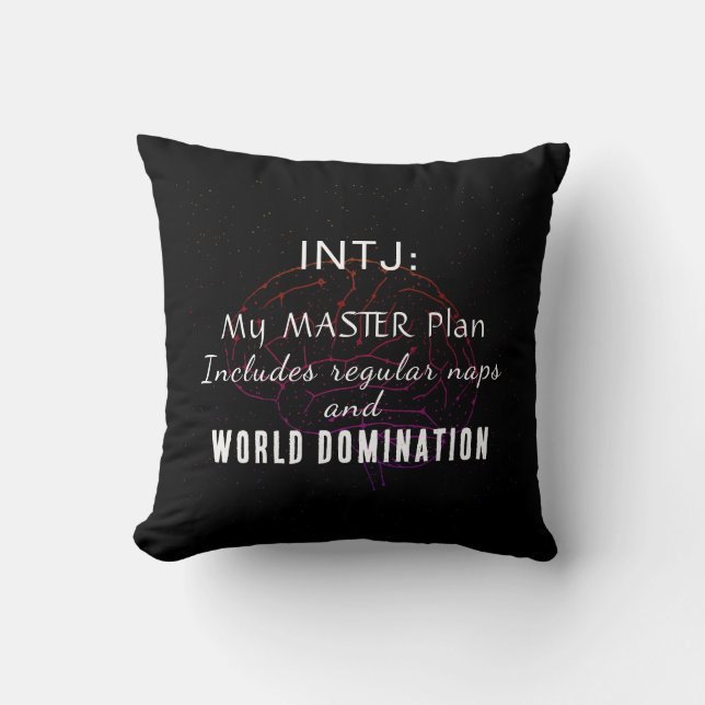 INTJ Master Plan Cushion (Front)
