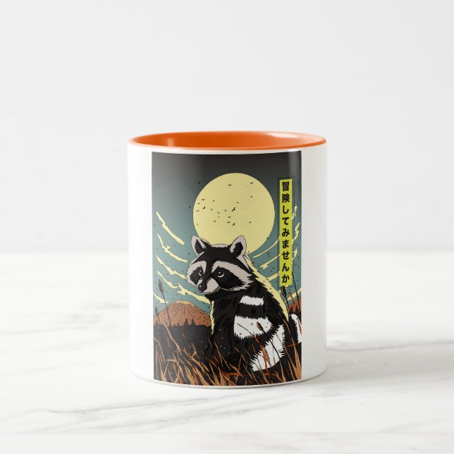 Into Adventure  Two-Tone Coffee Mug (Center)