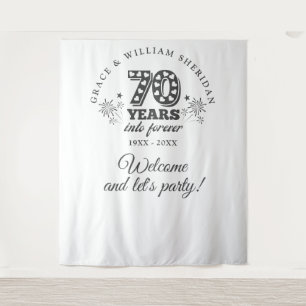 Into Forever 70th Anniversary Photo Backdrop Tapestry