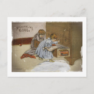 Into Mischief Kids McLaughlin Coffee Postcard
