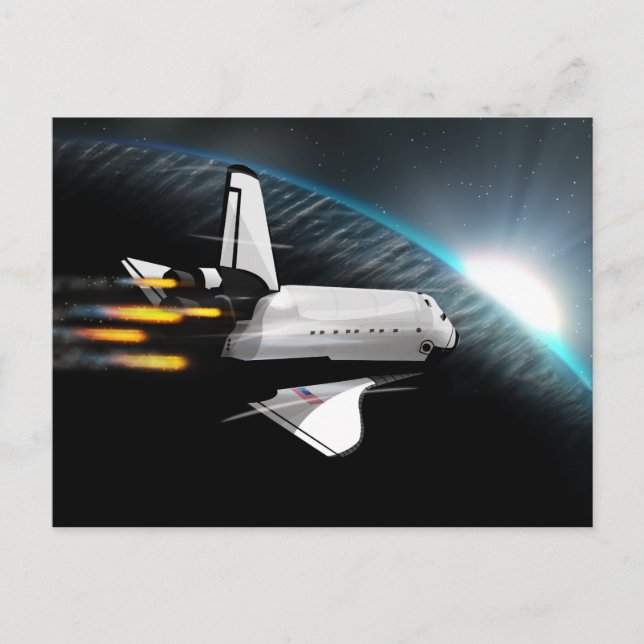 Into Orbit Postcard (Front)