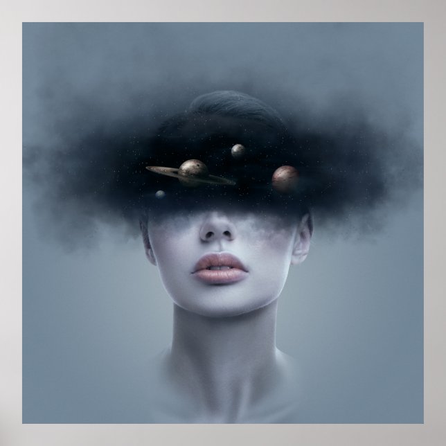 Into space. poster (Front)