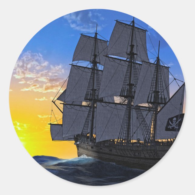 Into the Dawn Classic Round Sticker (Front)