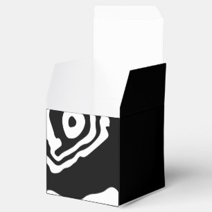 Into the Deep: Abstract Black & White Favour Box