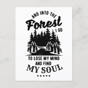 Into the Forest I Go Enclosure Card