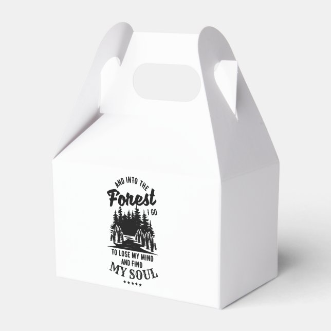 Into the Forest I Go Favour Box (Front Side)
