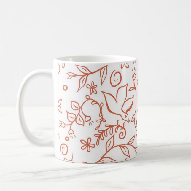 Into the Garden Holiday mug (Left)