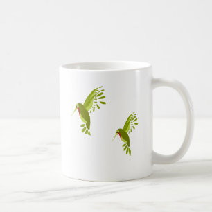 Into the garden with the hummingbirds coffee mug