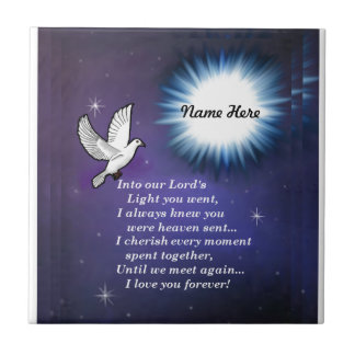 Into the Light Bird Ceramic Tile