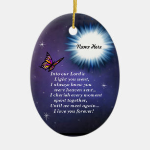 Into The Light Butterfly Ceramic Tree Decoration