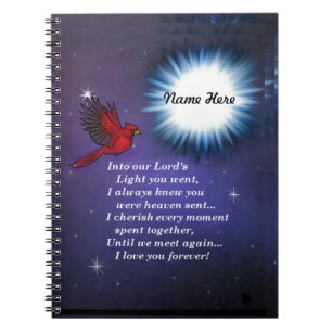 Into the light cardinal notebook