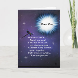Into The Light Dragonfly Card