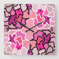 Into The Pink Mid Century Geometric Pattern Art