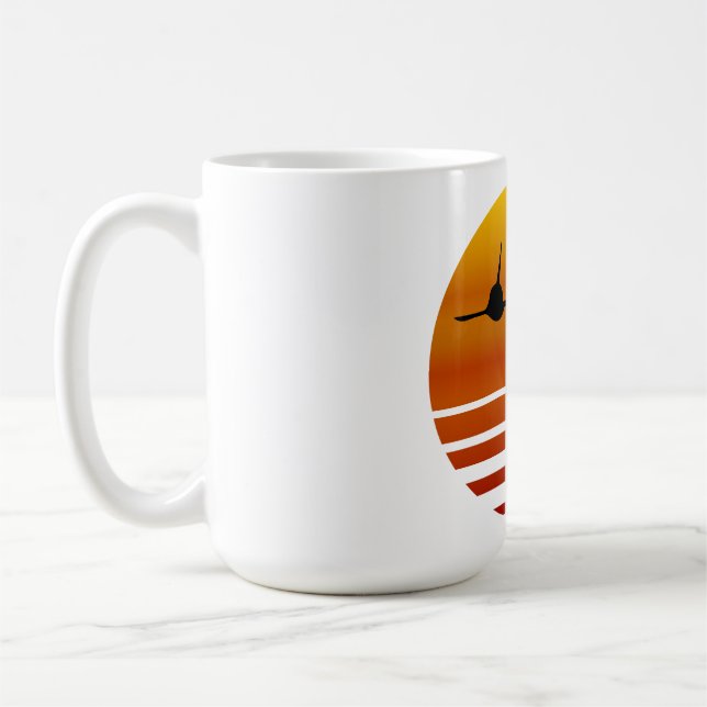 Into the Sunset - The Blackbird Coffee Mug (Left)