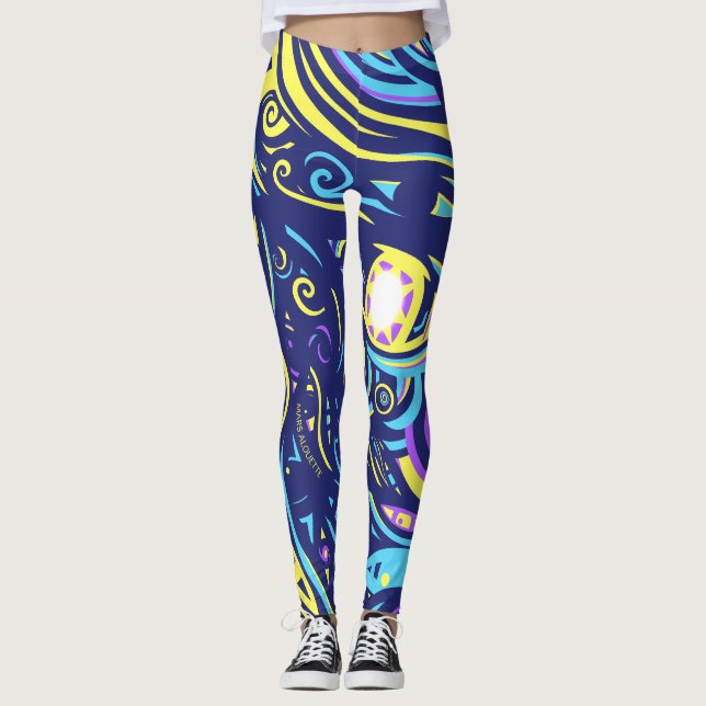Into the Vortex Leggings (Front)