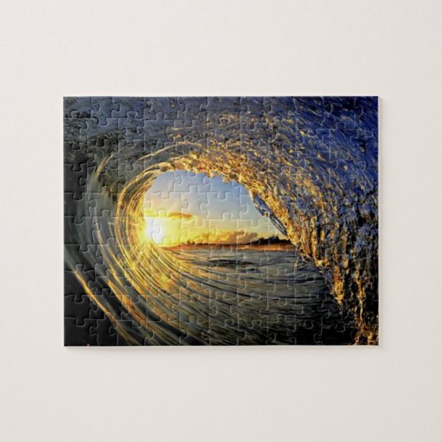 Into The Wave Jigsaw Puzzle (Horizontal)