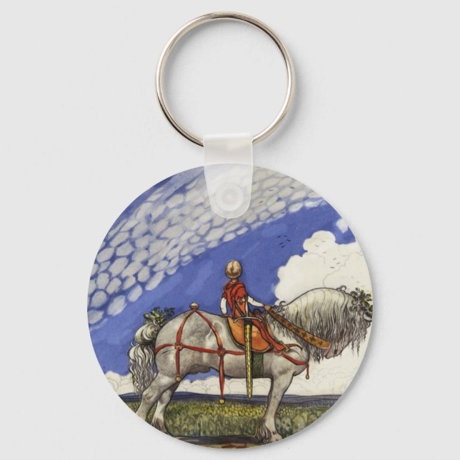 Into the Wide Wide World Key Ring (Front)