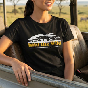 Into the Wild Adventure Safari Travel Tee