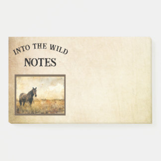 Into the Wild Horse Sticky Post It Notes