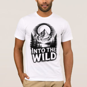 Into the Wild Logo Design T-Shirt
