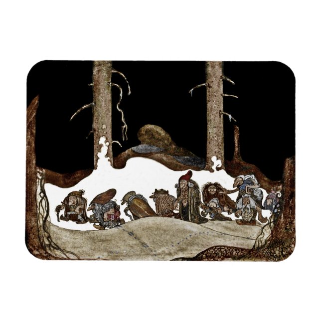 Into the Winter Night Magnet (Horizontal)