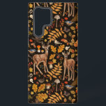 Into the woods/Autumn deer on black Samsung Galaxy Case<br><div class="desc">Enjoy the serene beauty of this painted autumn pattern with deers,  colourful leaves,  berries, </div>