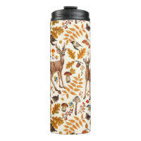 Into the woods/Autumn deer on off white